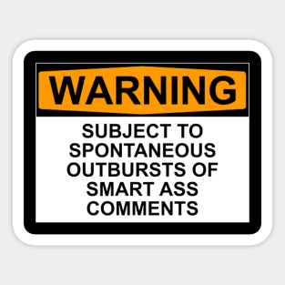 Smart Ass Comments Sticker